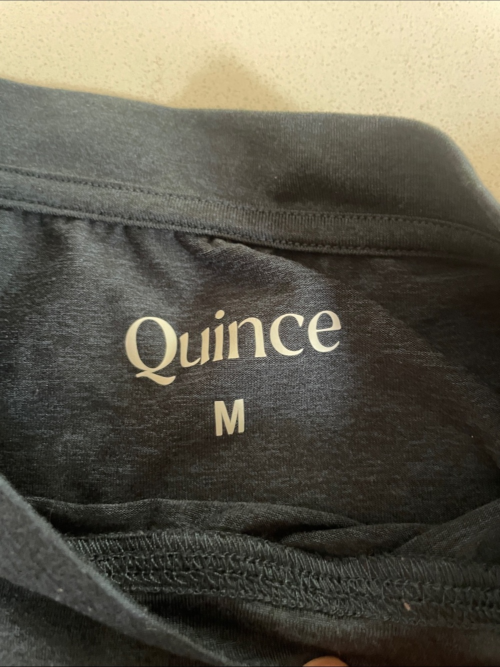 Quince Flow Knit Ultra Soft Performance Tank Top Navy Medium - Picture 4 of 8